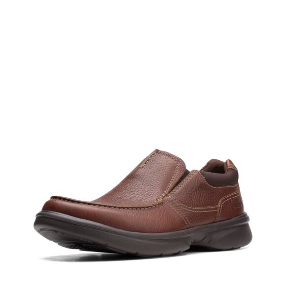 NWT  Clarks mens Bradley Free Loafer, Tan Tumbled Leather, 7.5 US main image 5